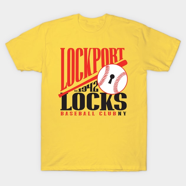 Lockport Locks T-Shirt by MindsparkCreative